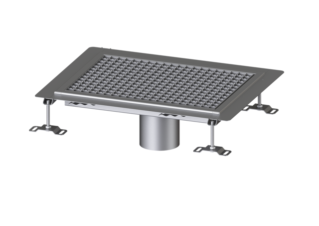 KESSEL Kastenrinne Ferrofix Klebeflansch H: 6 mm, 400 x 550 mm - Art Nr. 6240050