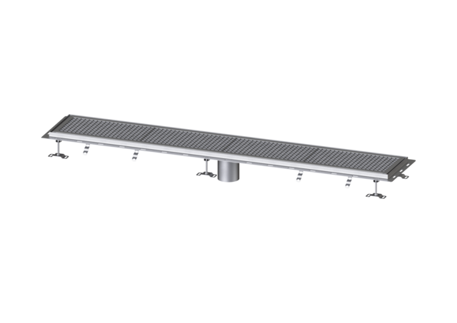 KESSEL Kastenrinne Ferrofix m. Fliesenanschlusswinkel, 300 x 2050 mm - Art Nr. 6330200
