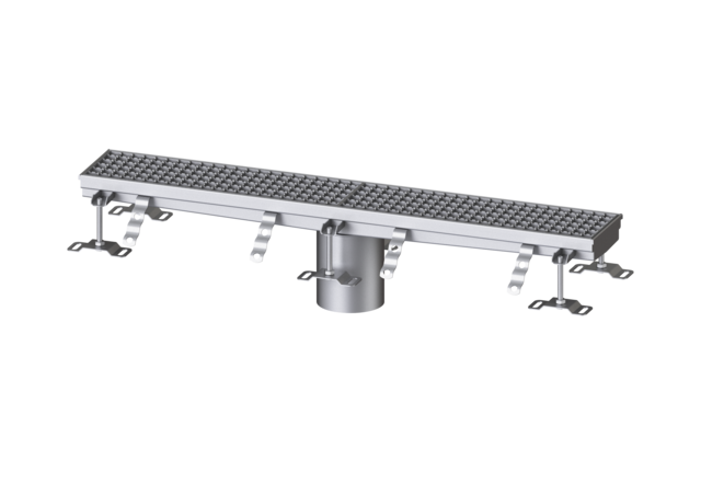KESSEL Kastenrinne Ferrofix ohne Klebeflansch, 153 x 1011 mm - Art Nr. 6115100