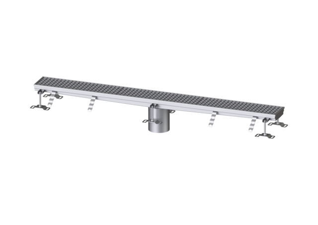 KESSEL Kastenrinne Ferrofix ohne Klebeflansch, 153 x 1511 mm - Art Nr. 6115150