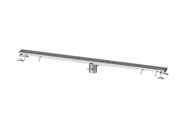 KESSEL Kastenrinne Ferrofix ohne Klebeflansch, 153 x 2511 mm - Art Nr. 6115250