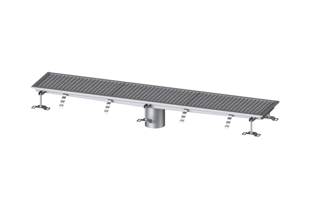 KESSEL Kastenrinne Ferrofix ohne Klebeflansch, 300 x 1550 mm - Art Nr. 6130150