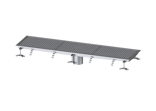 KESSEL Kastenrinne Ferrofix ohne Klebeflansch, 400 x 1550 mm - Art Nr. 6140150