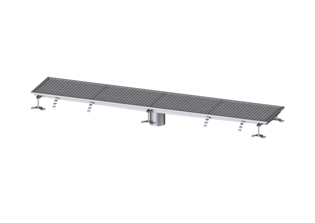 KESSEL Kastenrinne Ferrofix ohne Klebeflansch, 400 x 2050 mm - Art Nr. 6140200