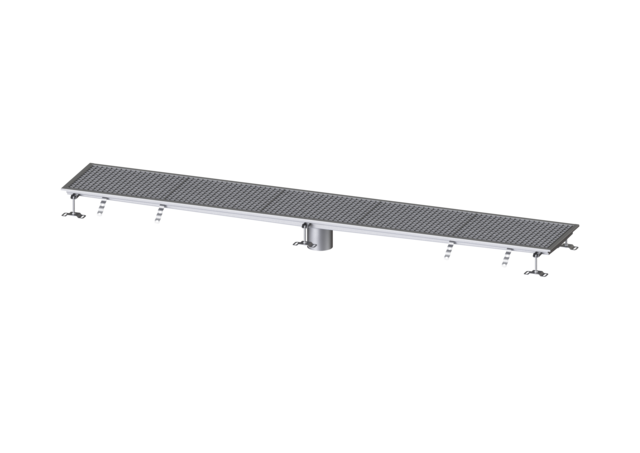 KESSEL Kastenrinne Ferrofix ohne Klebeflansch, 400 x 2550 mm -  Art Nr. 6140250