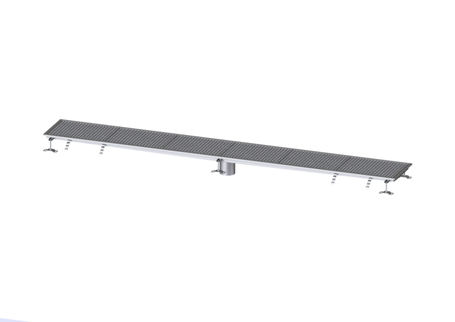 KESSEL Kastenrinne Ferrofix ohne Klebeflansch, 400 x 3050 mm - Art Nr. 6140300