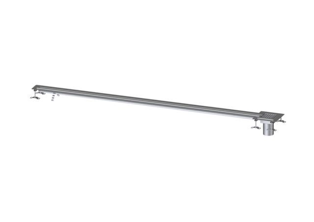 KESSEL Schlitzrinne Ferrofix Klebeflansch H: 6 mm, 17x3000 mm, außen - Art Nr. 6202301