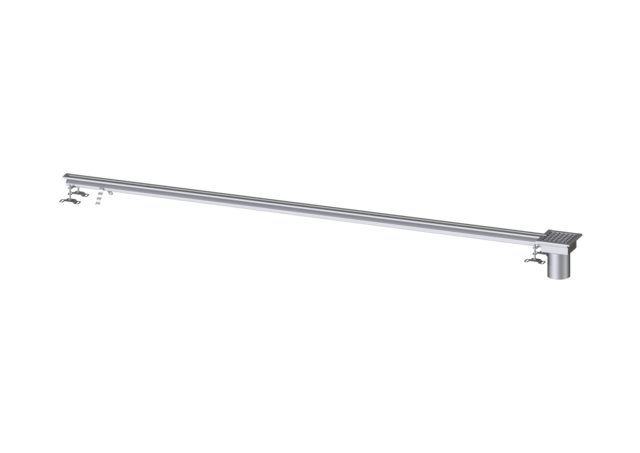 KESSEL Schlitzrinne Ferrofix ohne Klebeflansch, 17 x 3000 mm, außen - Art Nr. 6102301