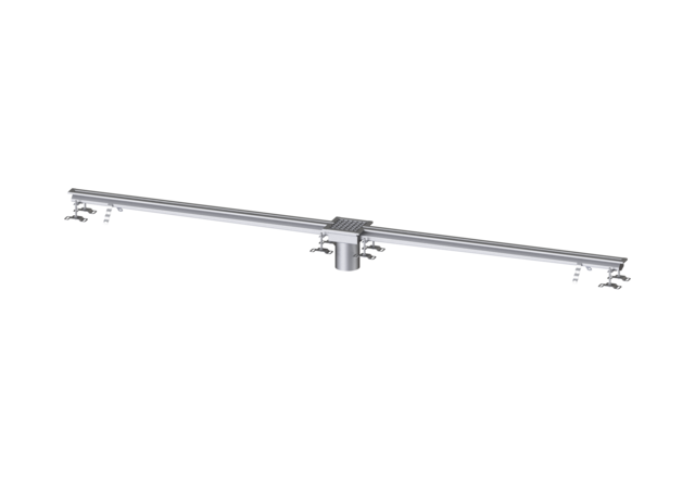 KESSEL Schlitzrinne Ferrofix ohne Klebeflansch, 17 x 3000 mm, mittig - Art Nr. 6102300