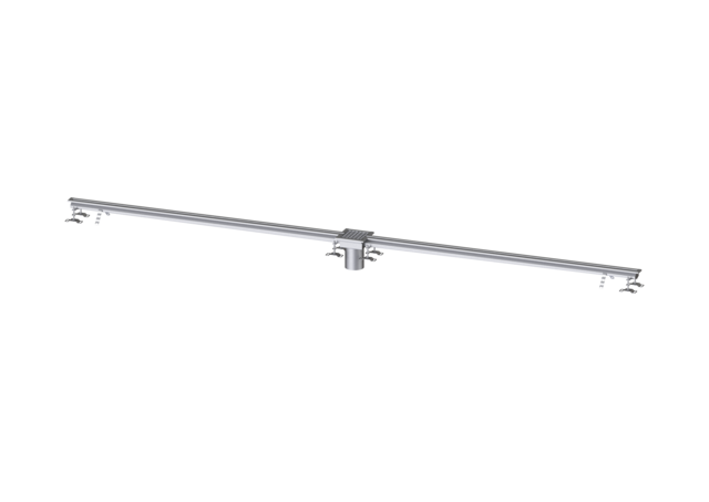 KESSEL Schlitzrinne Ferrofix ohne Klebeflansch, 17 x 4000 mm, mittig - Art Nr. 6102400