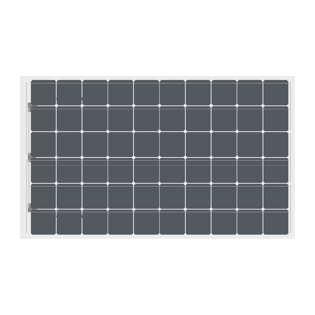 KIOTO Solarmodul SONNENKRAFT Balkonmodul PV300GG6 Glas-Glas Mono Bifacial 300 Wp ohne Rahmen, 60Z, 15% LD, 2x6mm