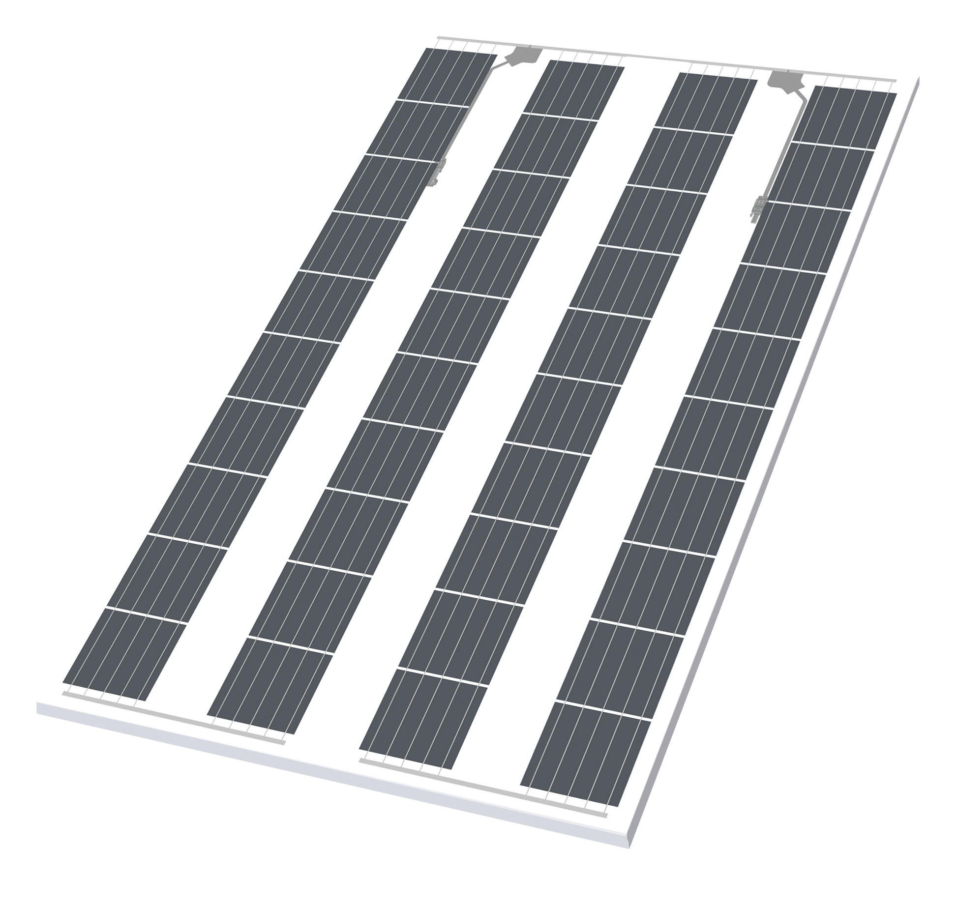 KIOTO Solarmodul SONNENKRAFT Glas/Glas 200Wp, 40Z, 40% LD, 2x4mm