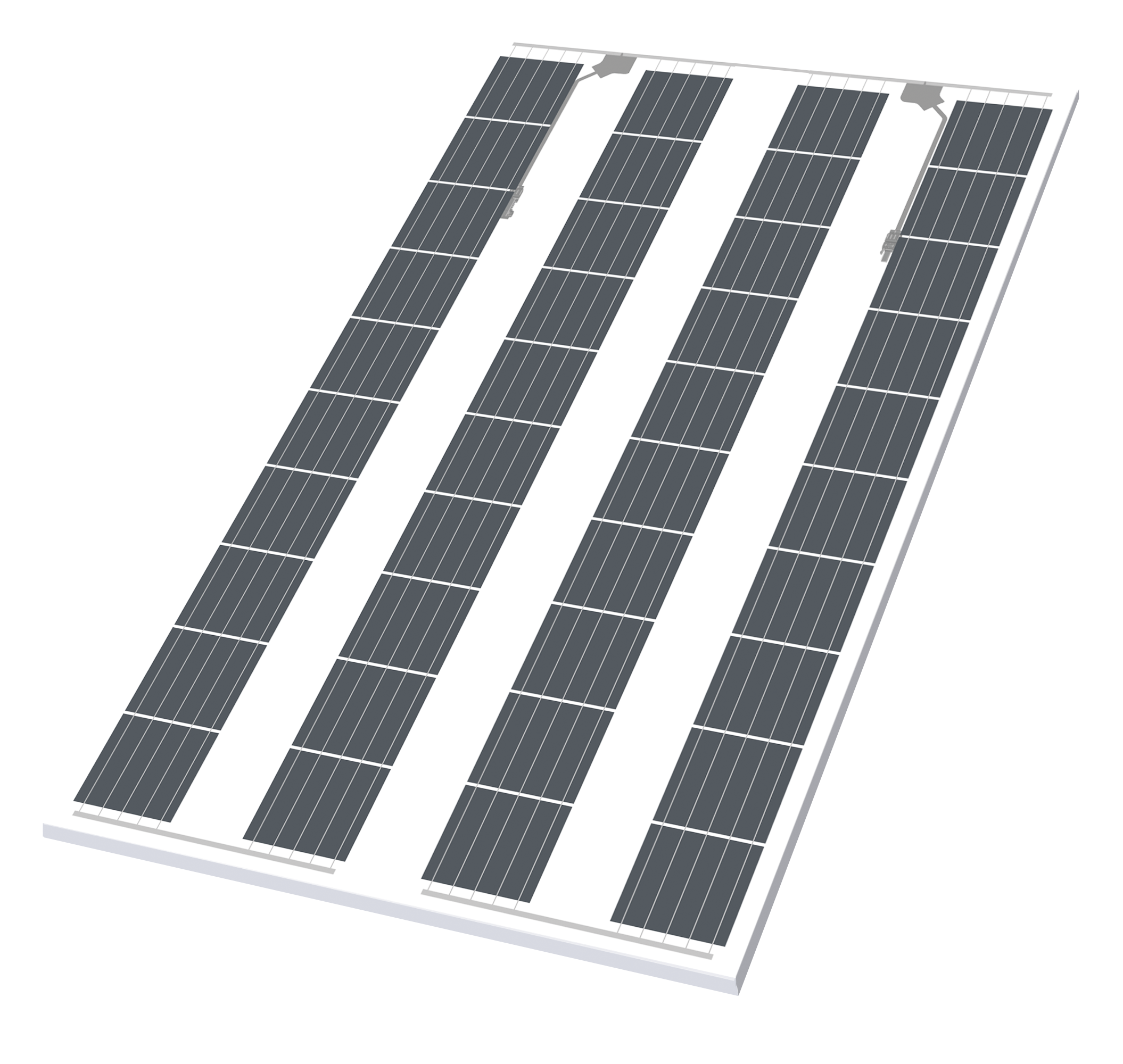 KIOTO Solarmodul SONNENKRAFT Glas/Glas 200Wp, 40Z, 40% LD, 2x4mm