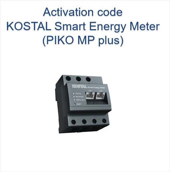 Kostal Aktivierungscode Smart Energy Meter (PIKO MP plus)