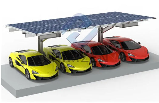 Himzen Xiamen Technology Co., Ltd. - Montagesysteme - L-Frame Solar Carport System L-Frame Solar Carport System - Art. 10741