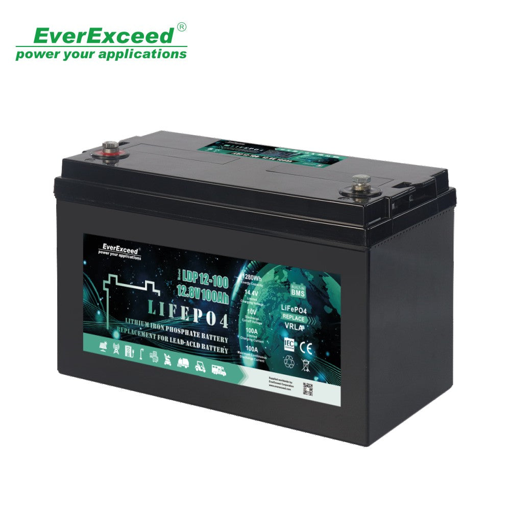 Shenzhen EverExceed Industrial Co., Ltd. - Speicher - LDP12-100 (12.8V 100Ah) LDP12-100 (12,8V 100Ah) - Art. 24118