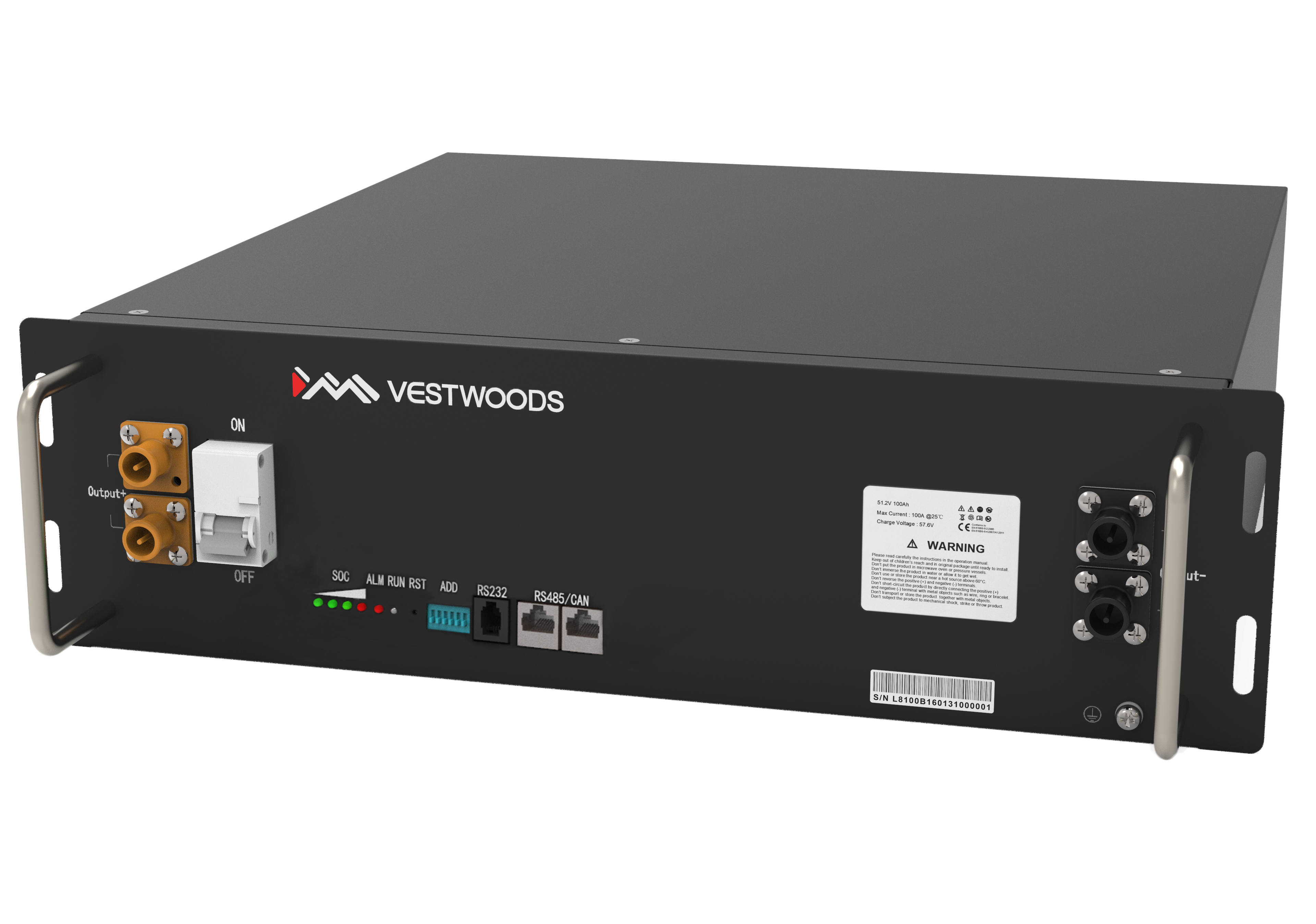 Hangzhou Vestwoods Technology Co., Ltd. - Speicher - LFP Smart HESS Solution VE48100E-P1 - Art. 27596