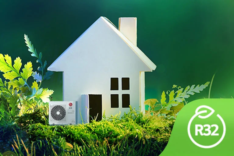 LG Wärmepumpe Therma V Hydrosplit R32 12kW 3-phasig HU123MRB / HN1600MC