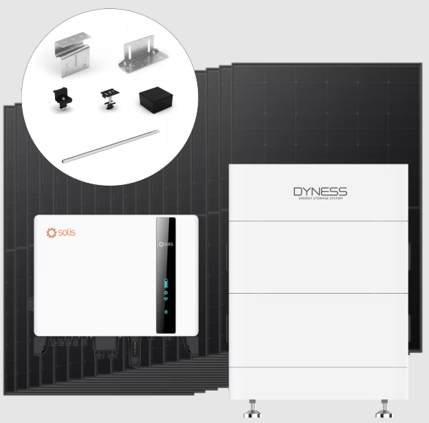 LONGI + DYNESS Komplettes Villenpaket mit Batteriespeicher