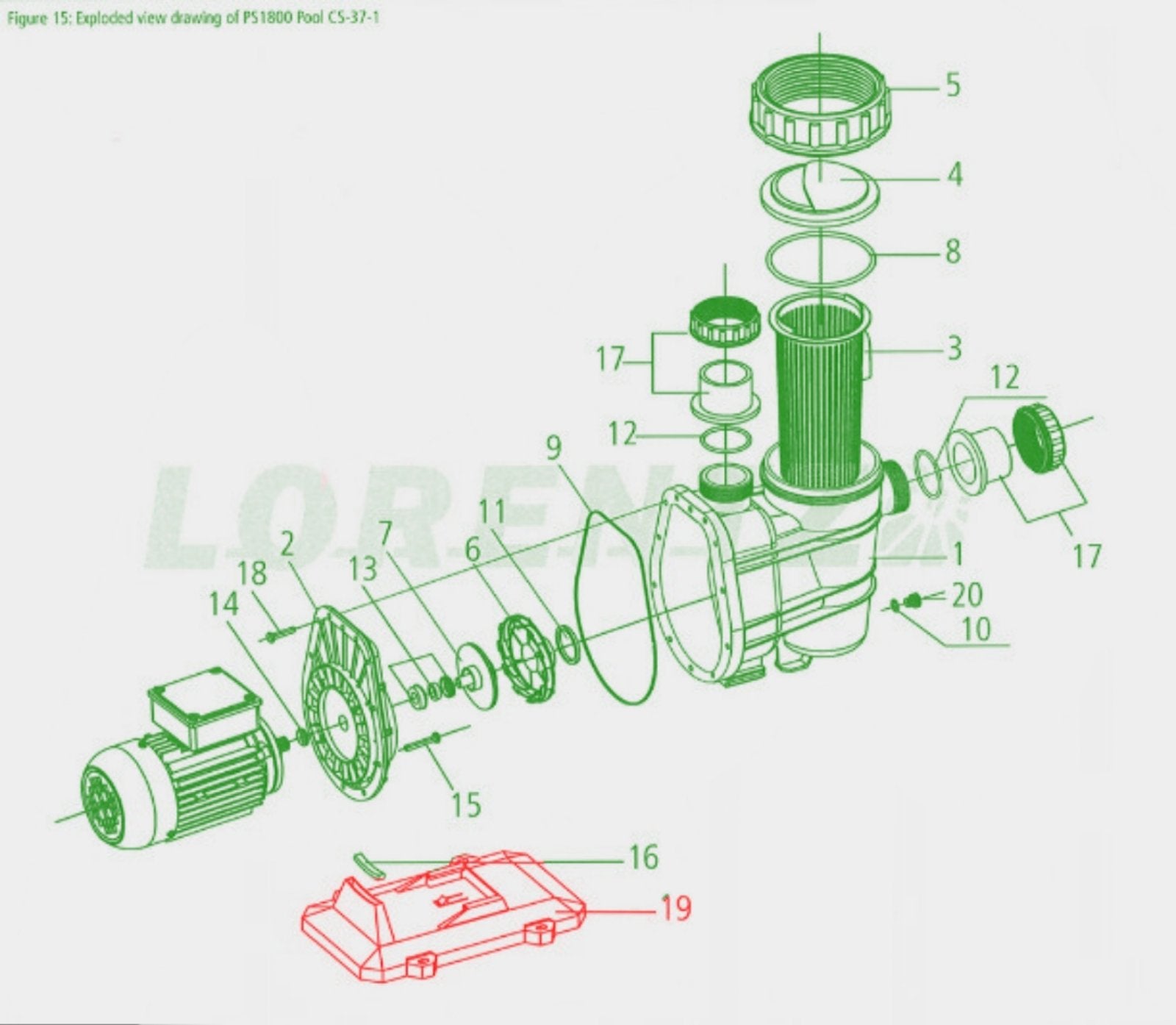LORENTZ CS 37-1 Motor Base