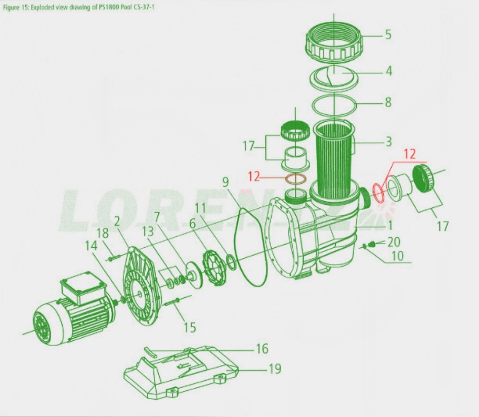 LORENTZ CS 37-1 O-Ring 58×4