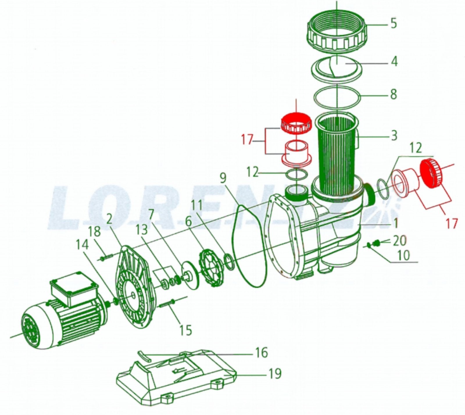 LORENTZ Ersatzteile CS 37-1 Union