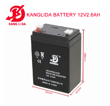 Zhengzhou Kanglida Electronic Power Co., Ltd - Speicher - Lead Acid 12V2.6AH Lead Acid 12V2,6AH - Art. 14502