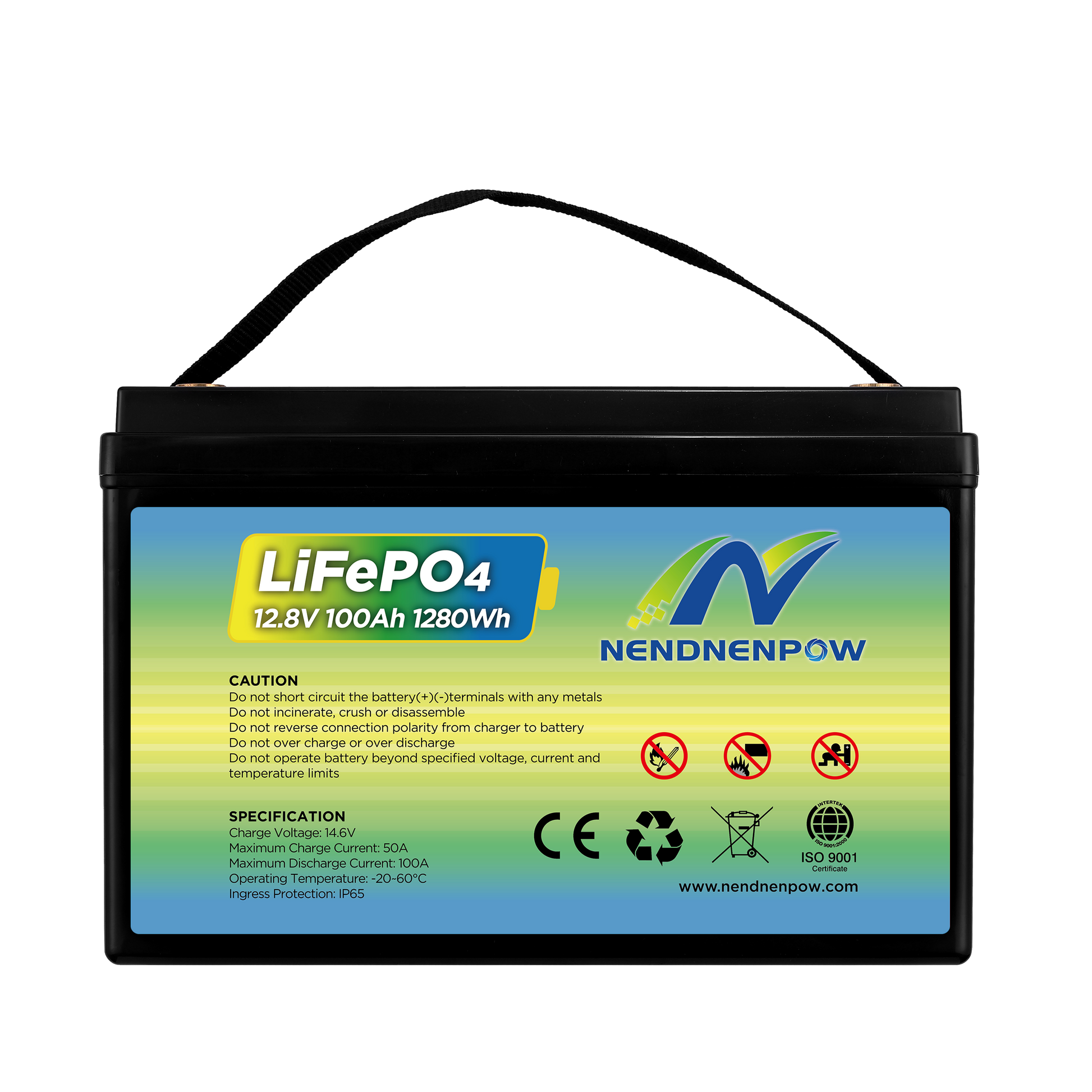 Shenzhen Nendnenpow Industry Co. Ltd. - Speicher - Lead acid replacement LiFePO4 Battery 12,8V 300Ah - Art. 38648