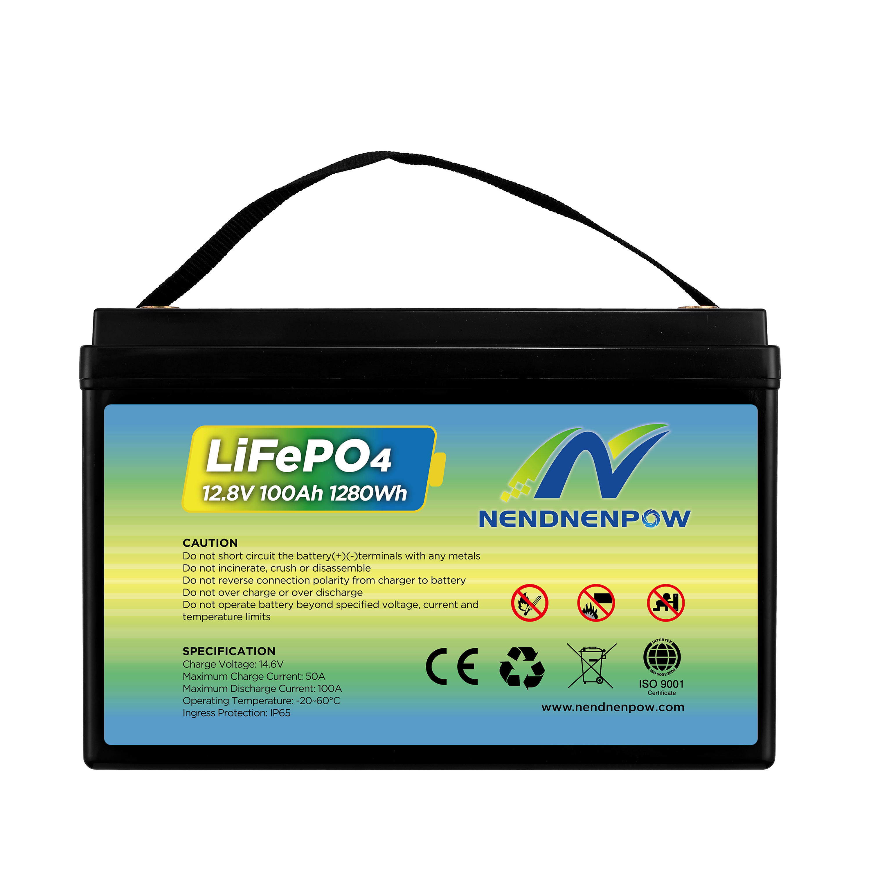 Shenzhen Nendnenpow Industry Co. Ltd. - Speicher - Lead acid replacement LiFePO4 Battery 12,8V 300Ah - Art. 38648