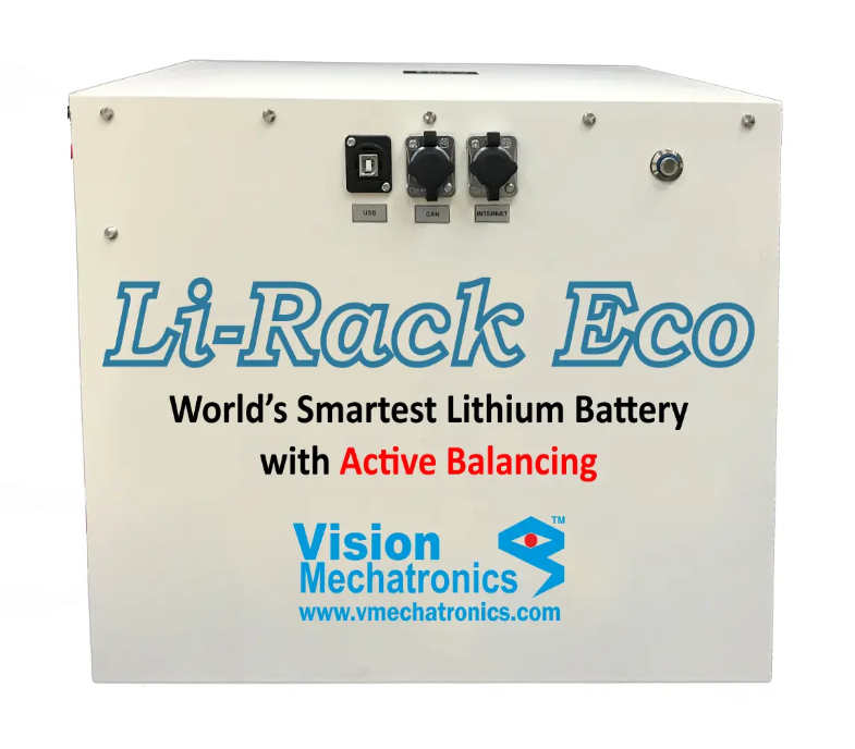 Vision Mechatronics Pvt. Ltd. - Speicher - Li-Rack Eco 3,5 kWh / 60Ah - Art. 34153