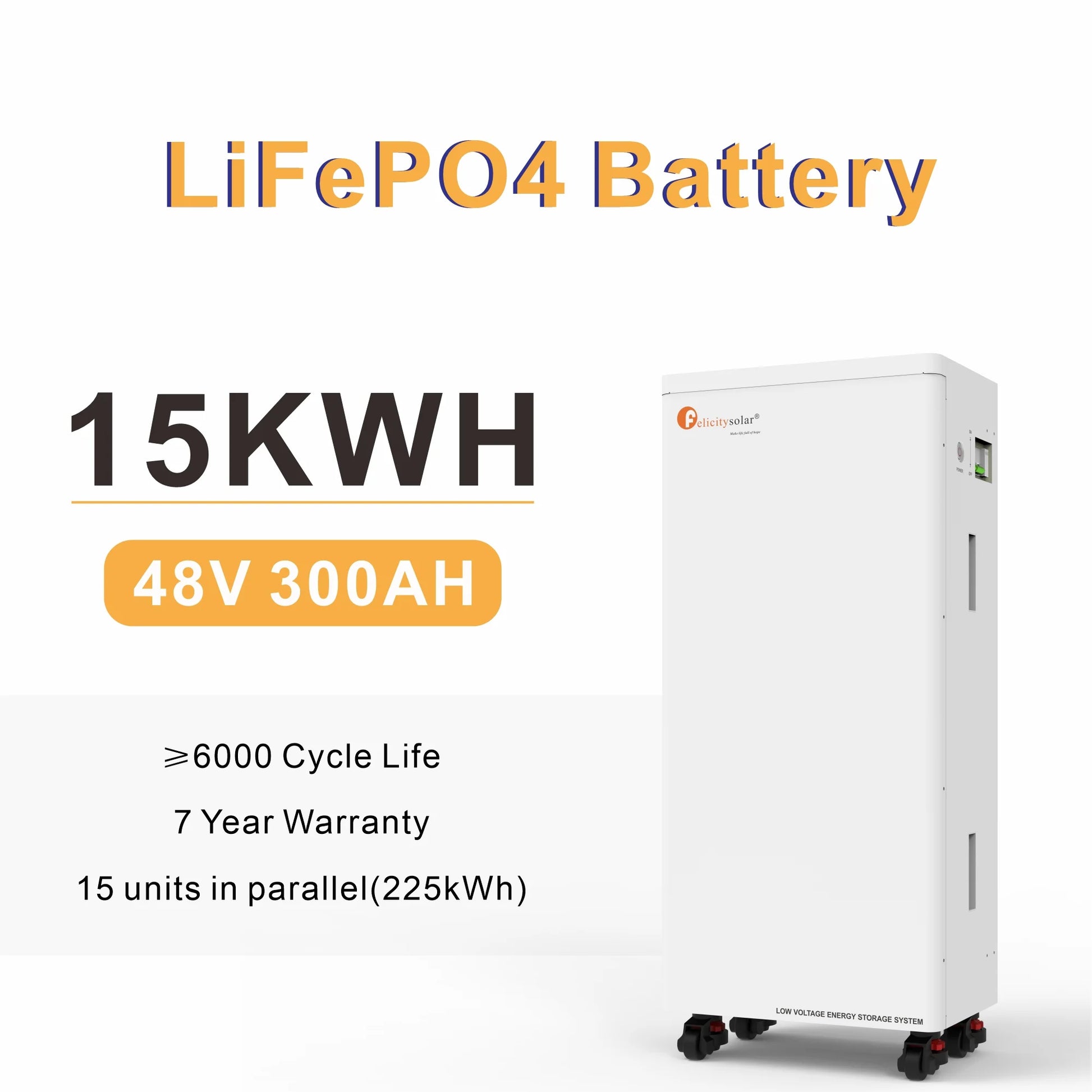 Guangzhou Felicity Solar Technology Co., Ltd. - Speicher - LiFePo4 Battery Pack Low-voltage FLA Series 482... FLA48300 - Art. 38217