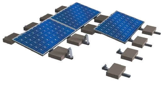 Power Solution Industries L.L.C. - Montagesysteme - Low Height Single Landscape Mounting Systems PSI Mercury - Art. 6362