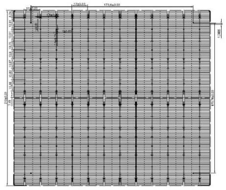 Newsolar Energy Co., Ltd. - Zellen - M12 210 mono PERC Bifacial 12BB Solar Cell M12-2270 - Art. 25605
