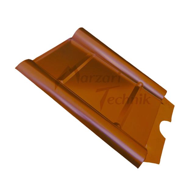 MARZARI Blechziegel MTP-BT-big-ROT, Typ Beton big, rot