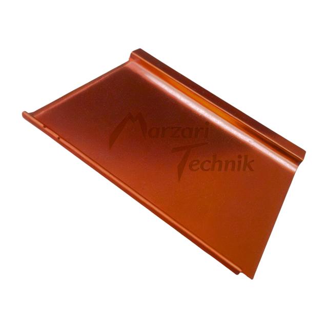 MARZARI Blechziegel Typ TGL 330, Stahlblech-rot