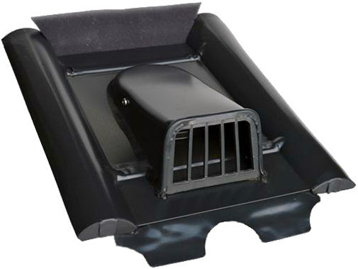 MARZARI Unterkonstruktion MTP-FL-BT-SG, Flachlüfter, Typ Beton, Schwarzgrau