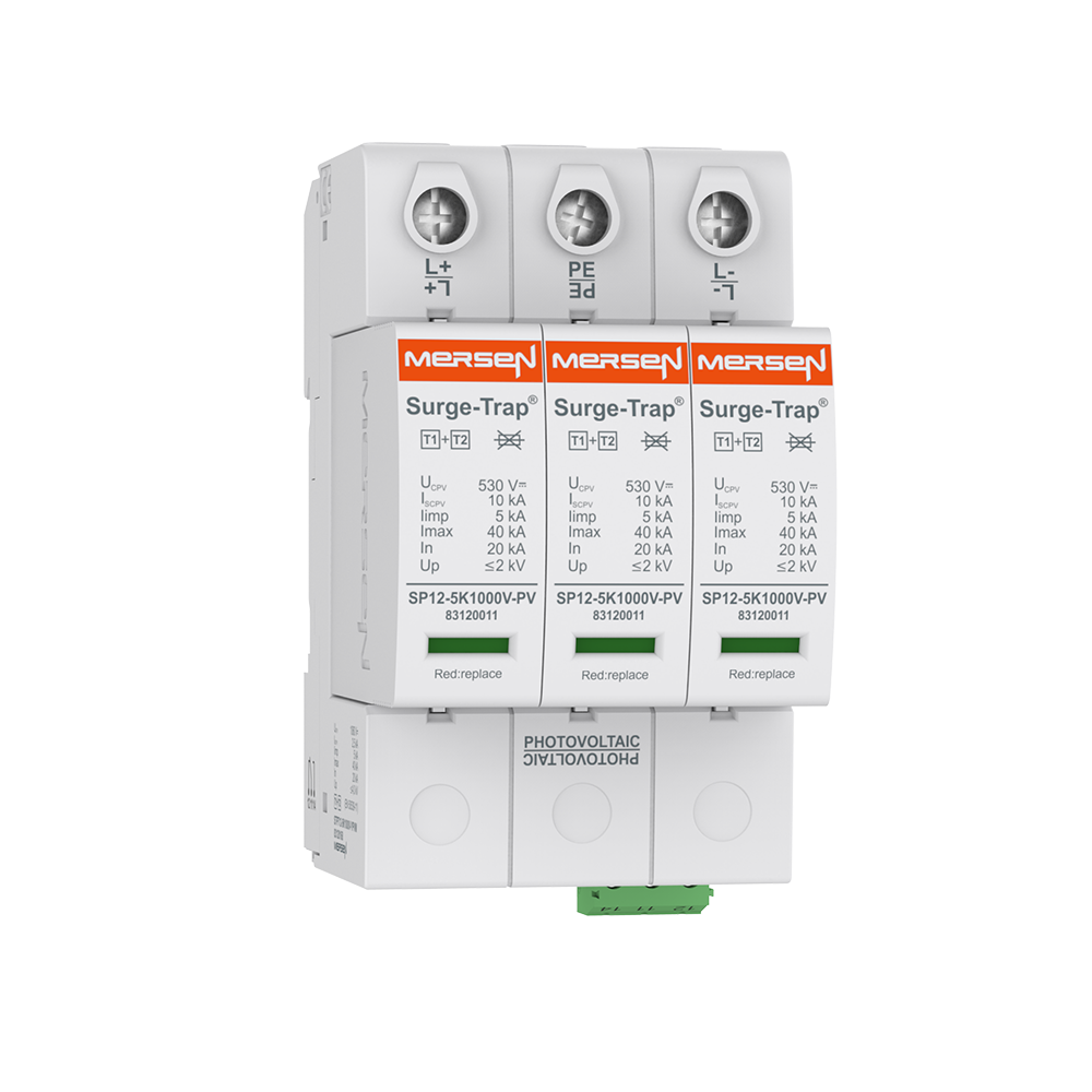 MERSEN Zubehör DC 40 kA 1000 V 3P T1+2