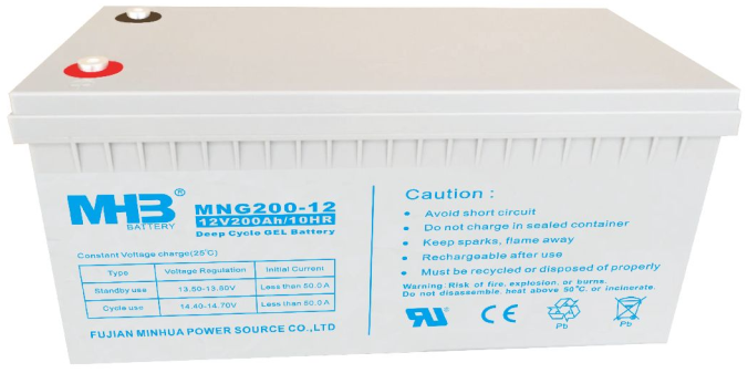 Fujian Minhua Power Source Co., Ltd. - Speicher - MNG 200-12 12V200AH MNG 200-12 12V200AH - Art. 2607