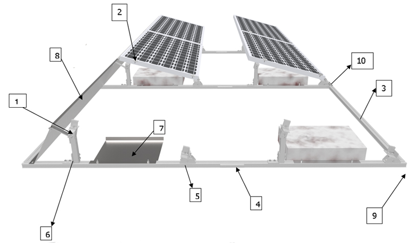 Xiamen Grengy Photovoltaic Technology Co., Ltd. - Montagesysteme - Matrix System Matrix System - Art. 4210