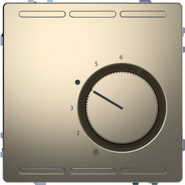 Merten Raumtemperaturregler 230V Nickelmetallic System Design