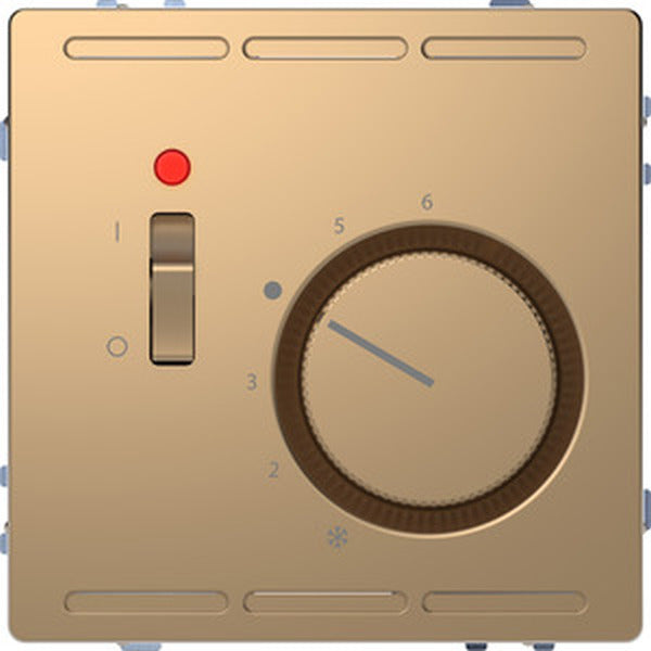 Merten  Raumtemperaturregler 24V Champagnermetallic System Design