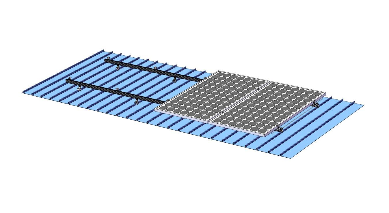 Xiamen Powerack Solar Technology Co., Ltd. - Montagesysteme - Metal Roof Mounting System TIN  Metal roof mounting system - Art. 9218