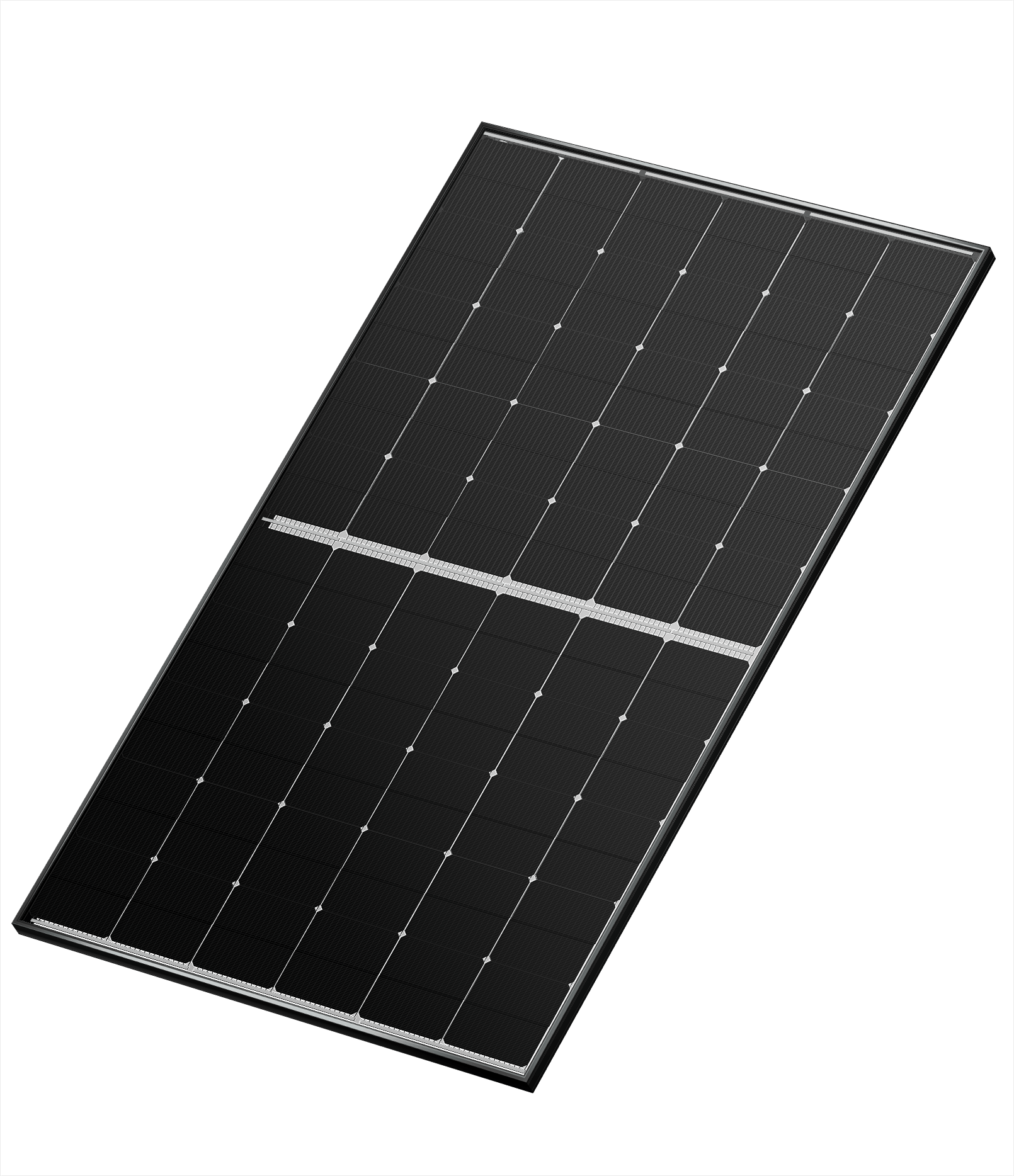 Meyer Burger Solarmodul Glass 375Wp HJT bifacial Schwarzer Rahmen