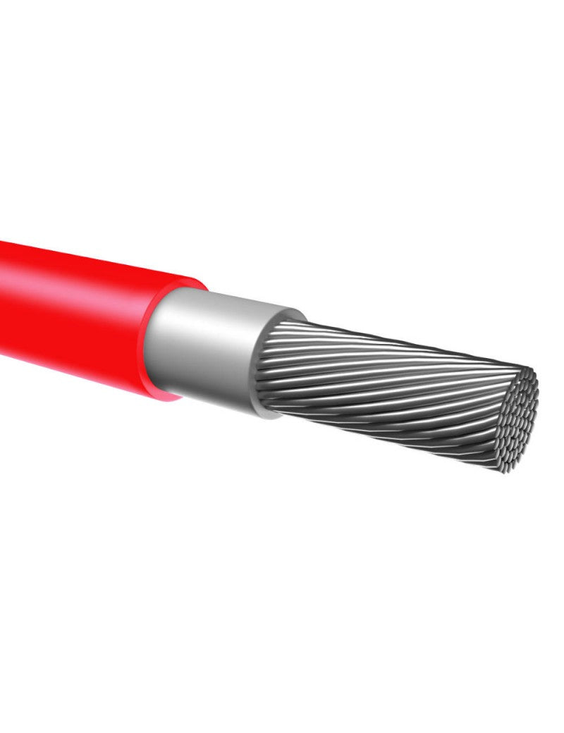 Mgwires Solarkabel 4 mm Rot - Spule 500 Mg Drähte