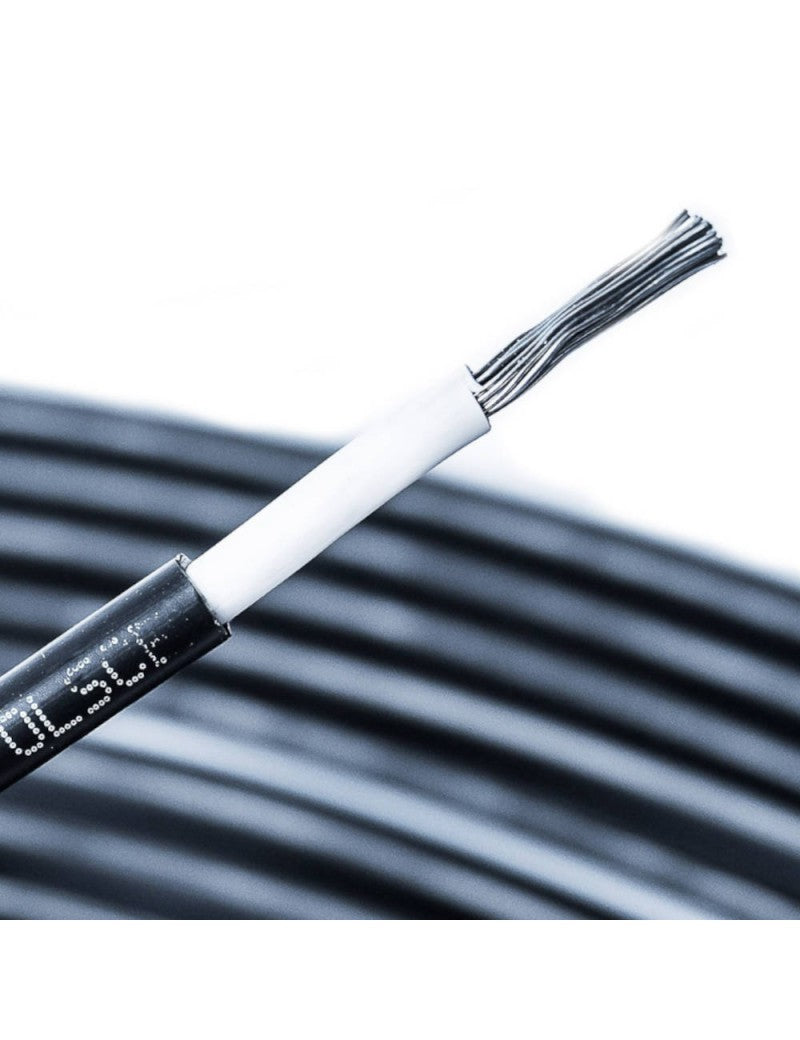 Mgwires Solarkabel 4 mm schwarz - Spule 500 Mg Drähte
