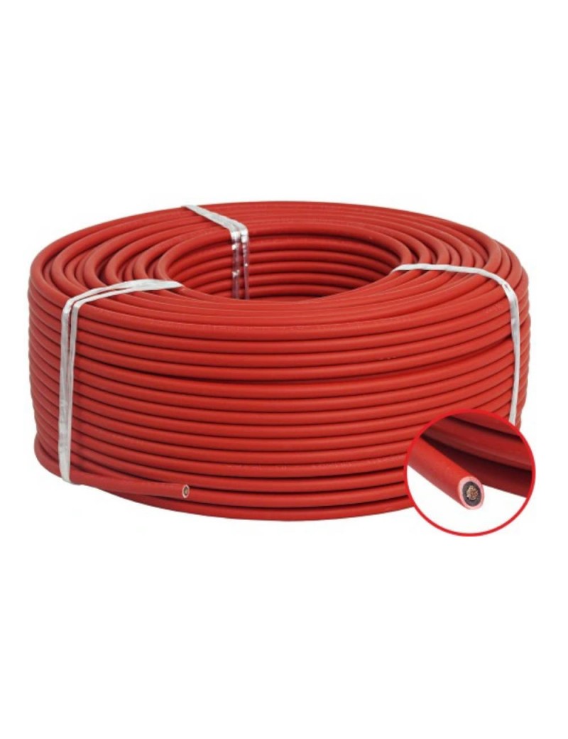 Mgwires Solarkabel 6 mm Rot - Spule 500 m Mg-Drähte