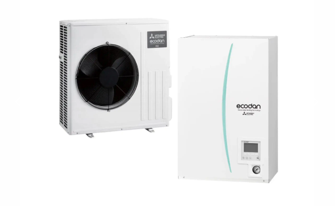 Mitsubishi Electric Eco Inverter Split SUZ-SWM80VA Ecodan Wärmepumpe Außengerät 8 kW R32
