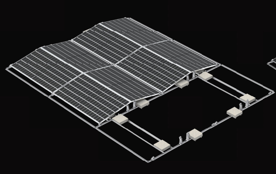 Xiamen Hopergy Photovoltaic Technology Co., Ltd - Montagesysteme - NOVA Ballast System Type-C TYPE-C - Art. 9603