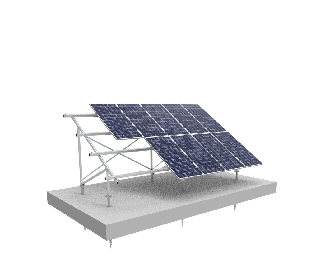 Xiamen TopFence Co., Ltd. - Montagesysteme - N Type Solar Ground Mounting System TF0504 - Art. 9346
