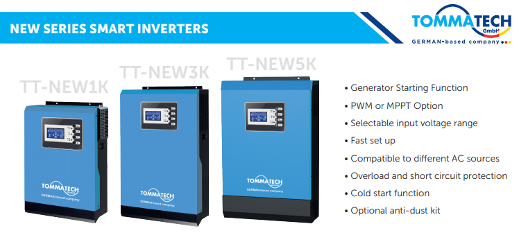 TommaTech GmbH - Wechselrichter - New K Series TT-NEW5K - Art. 41102